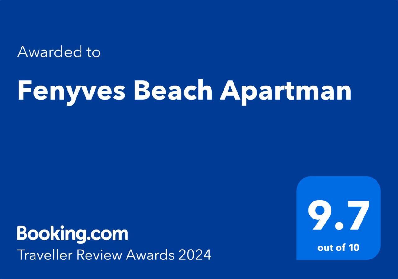 Fenyves Beach Apartman Delux Balatonfenyves Eksteriør billede